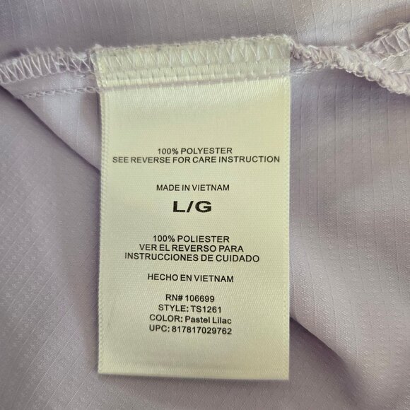 Habit Westerlake Fishing Shirt Solar-Factor UPF 40+ Short-Sleeve Large Purple - Picture 9 of 10